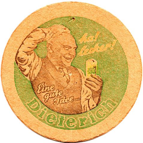 d�sseldorf d-nw dieterich lecker 1b (rund215-schrift wei�-braungr�n)